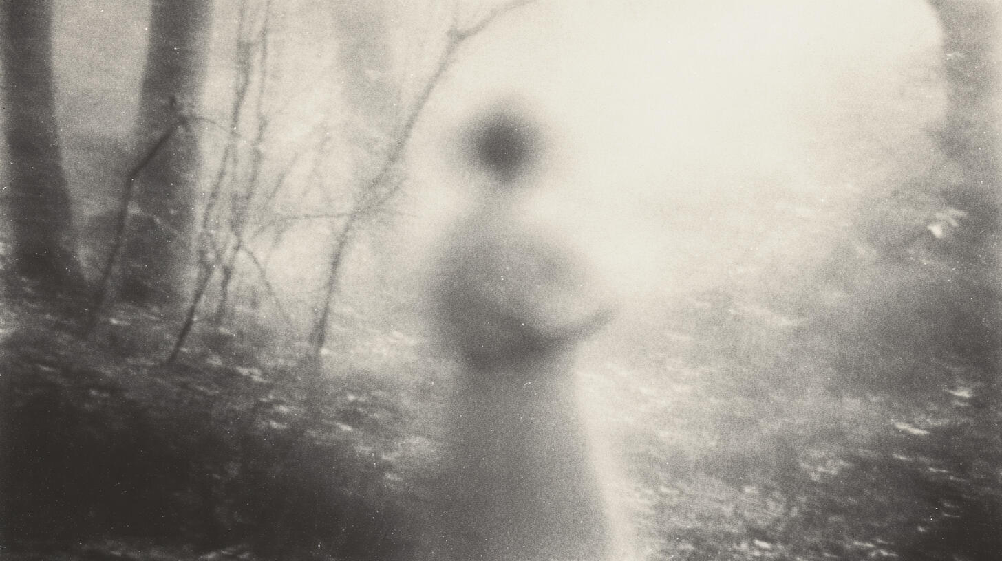Woman in Woods, 2025. Pigment print, 30 × 40 cm