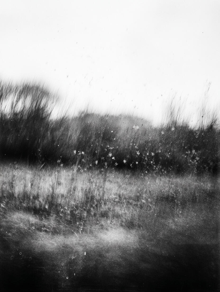 Field in Motion, 2025. Pigment print, 24 × 30 cm