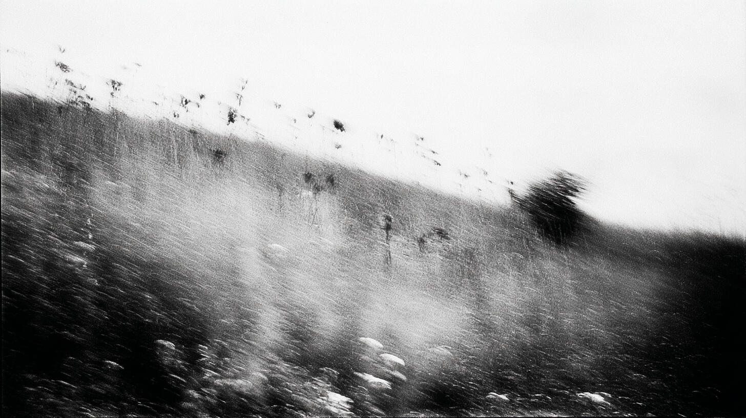 Windy Hillside, 2025. Pigment print, 30 × 40 cm
