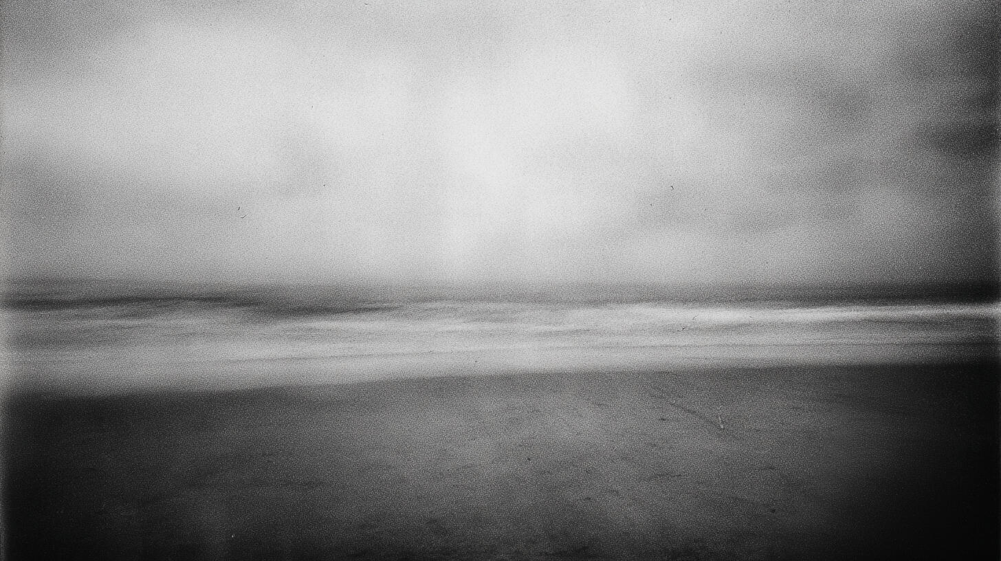 Grey Seascape, 2025. Pigment print, 30 × 40 cm