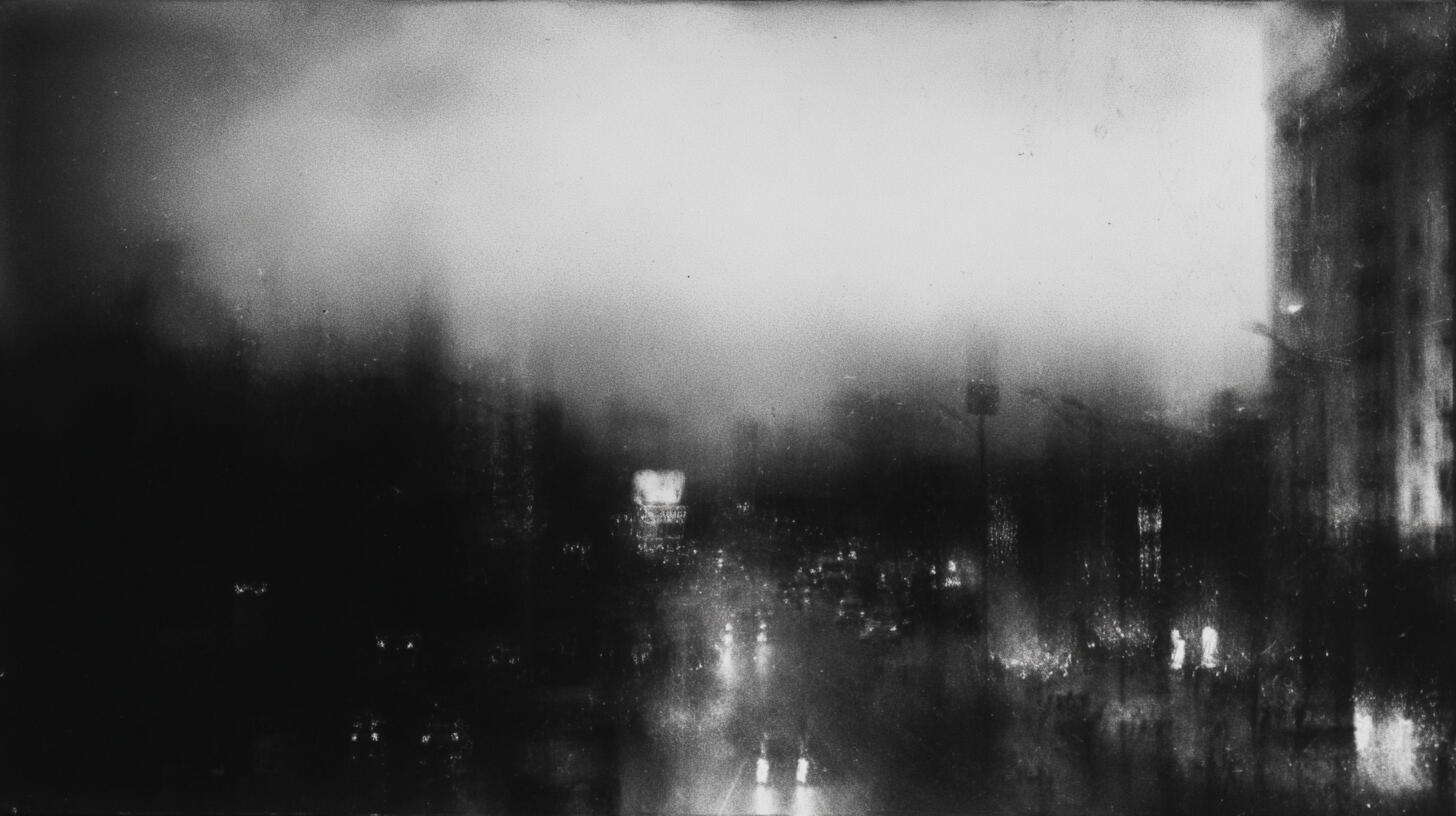 Rainy Street, 2025. Pigment print, 30 × 40 cm
