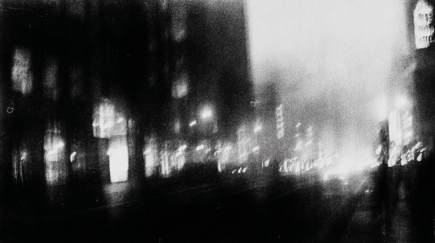 Night Rain, 2025. Pigment print, 30 × 40 cm
