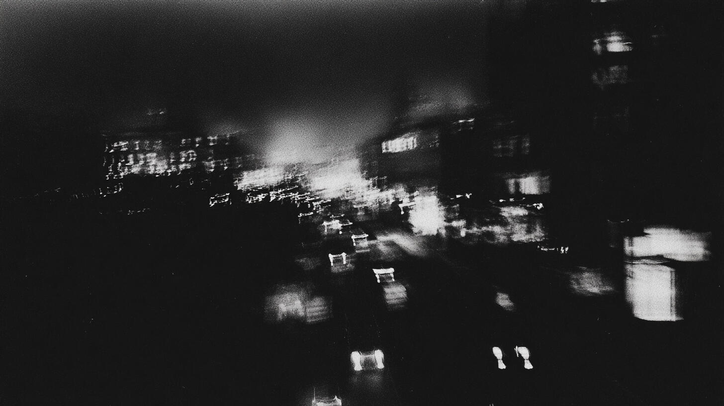 Night Traffic, 2025. Pigment print, 30 × 40 cm